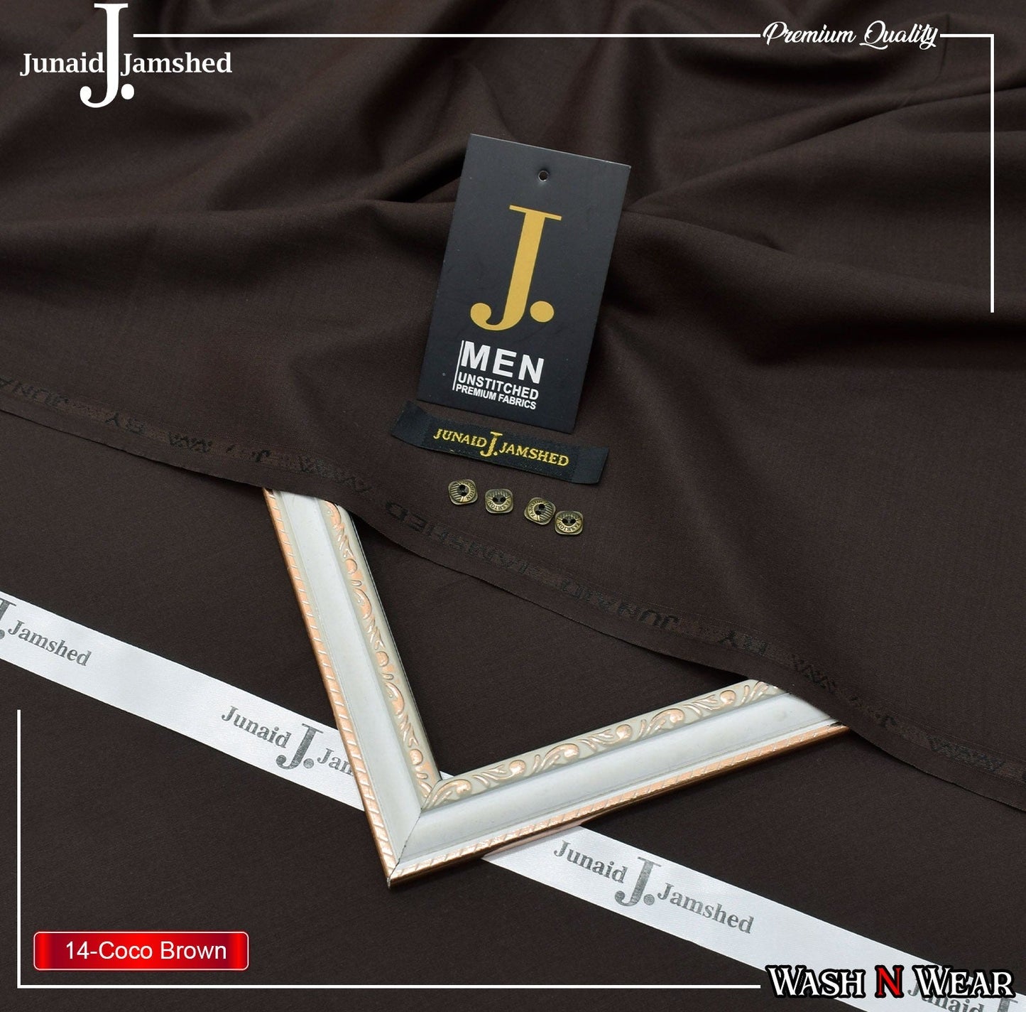 Premium Quality Men Wash N Wear Fabric J.514
